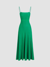 Solid Textured Long Dress
